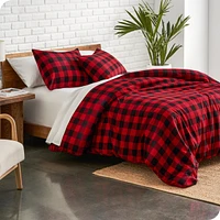 Bare Home Cotton Flannel Full/Queen Duvet Cover Set
