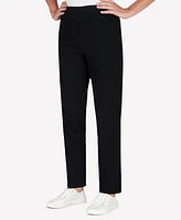 Alfred Dunner Women's Super Stretch Mid- Rise Average Length Denim Pant