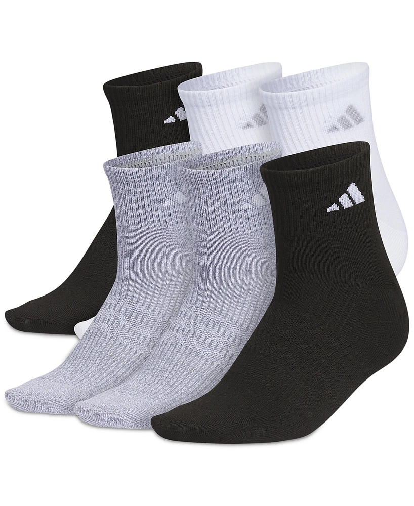 adidas Women's 6-Pk. Superlite 3.0 Quarter Socks