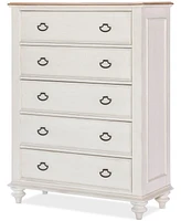 Mandeville 3pc Bedroom Set (Louvered California King Bed + Drawer Chest -Drawer Nightstand