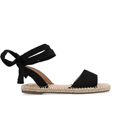 Journee Collection Women's Emelie Wide Width Espadrille Sandals