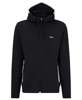 Boss by Hugo Boss Men's Hd Logo Print Zip-Up Hoodie