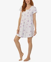 Aria Women's Cap Sleeve Sleepshirt Nightgown