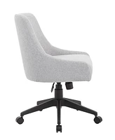 Boss Office Products 32.5-35.5" Polyester Boyle Curved Back Task Chair