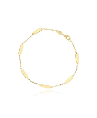 The Lovery Gold Bar Chain Bracelet