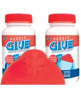 Masterpieces Puzzle Glue 5 oz. 2-Pack - With Spreader - Clear