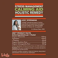 Licks Pill Free Licks Pill-Free Zen Dog Calming - Calming Aid Supplements for Aggressive Behavior and Nervousness - Gel Packets