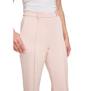 Dkny Petite Front Seamed Wide-Leg Pants