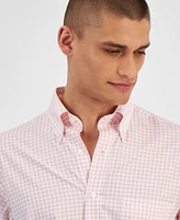 Club Room Men's Regular Fit Traveler Dress Shirt, Created for Macy's