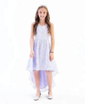 Rare Editions Big Girls Sequin Lace Party Dress