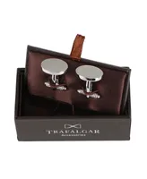 Trafalgar Asher Oval Brass Engravable Cufflinks