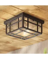 Sierra Craftsman Rustic Flush