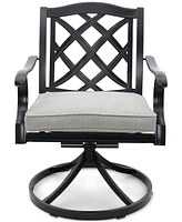 Wythburn Mix and Match Lattice Outdoor Swivel Chair