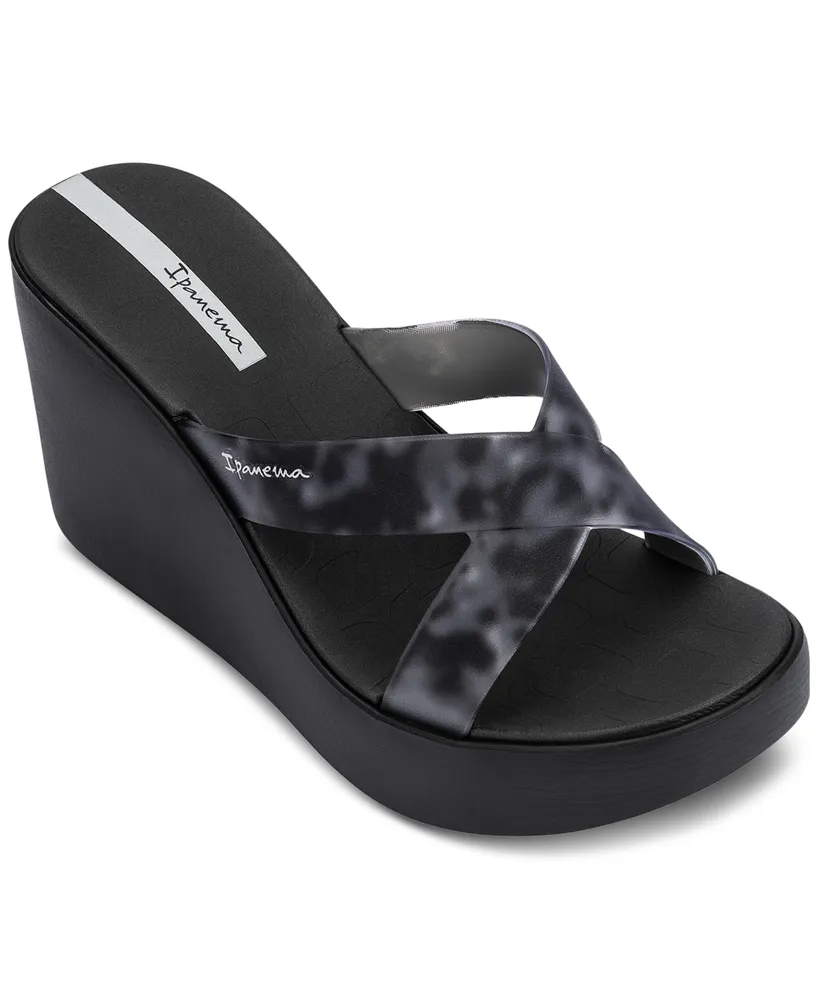 Ipanema High Fashion Fem Platform Wedge Slide Sandals