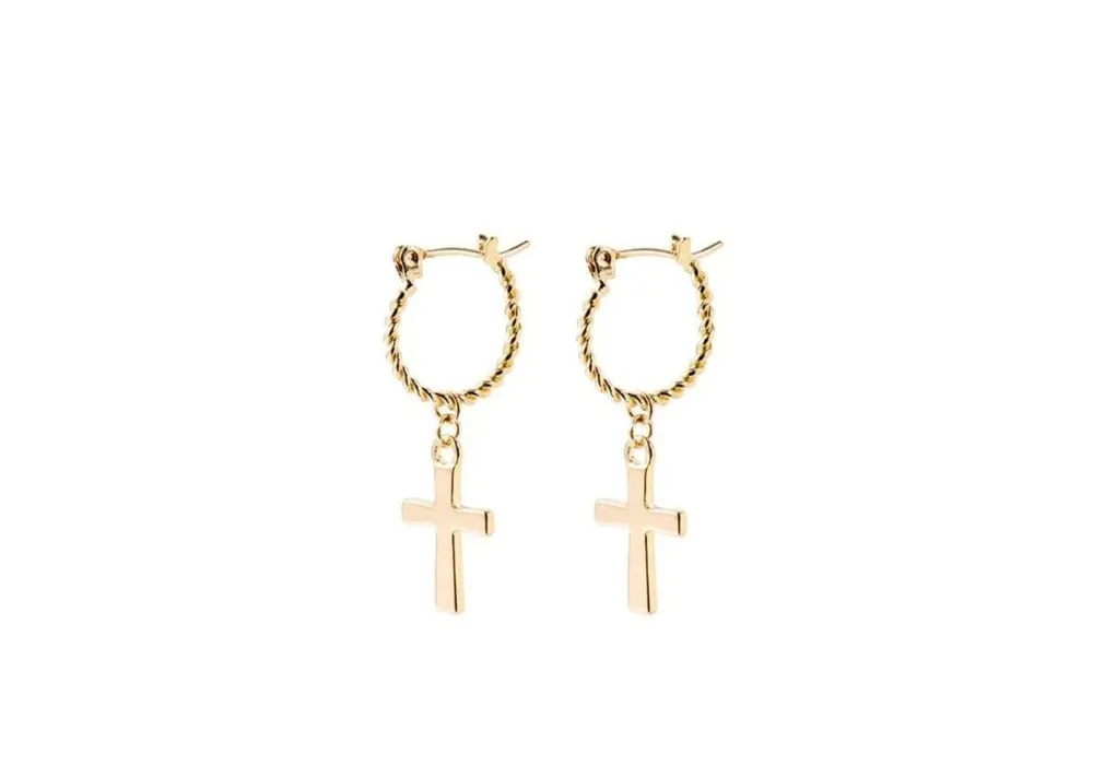 Cross Dangle Earrings for Women