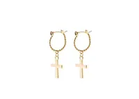 Cross Dangle Earrings for Women