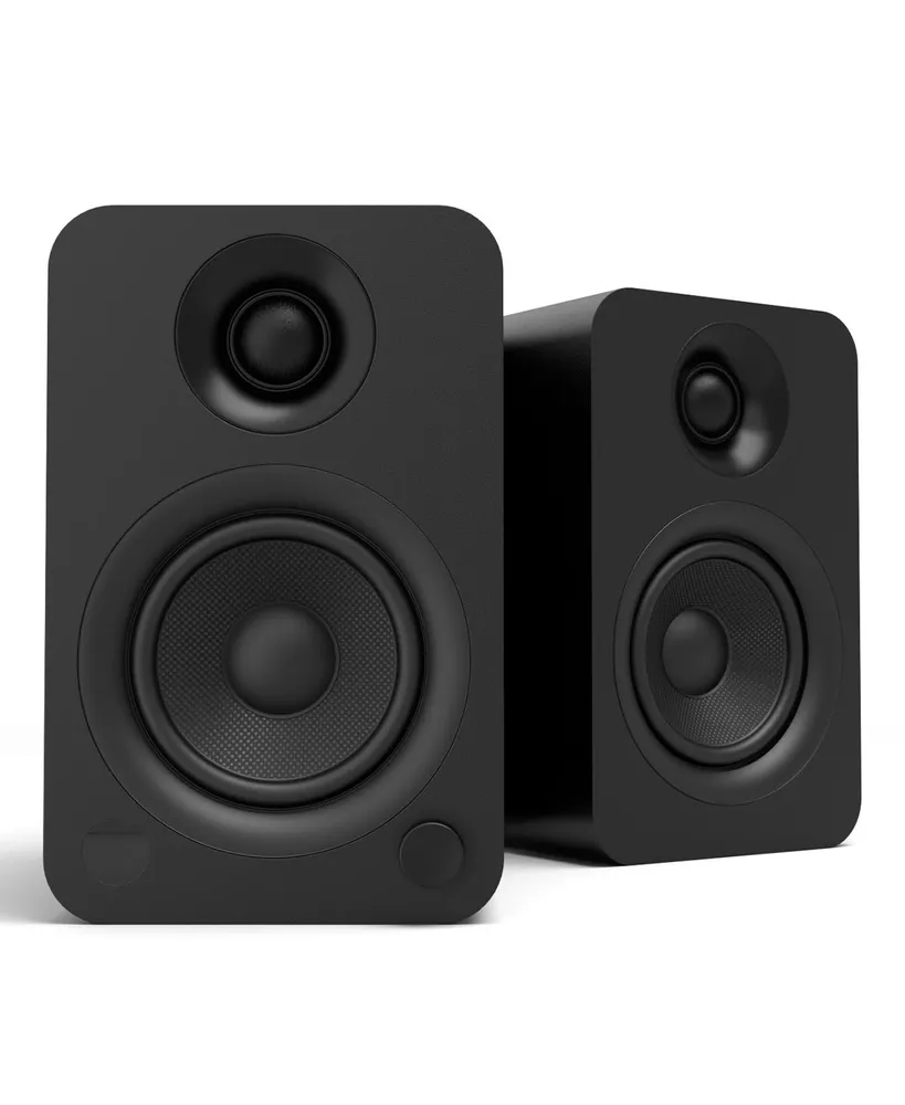 Kanto Yu Powered Bookshelf Speaker with Bluetooth & Rca Input (Matte Black) - Pair