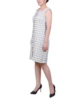 Ny Collection Women's Long Sleeve Tweed Dress Set, 2-Pc.