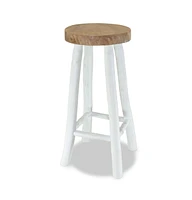 Bar Stool Solid Teak Wood