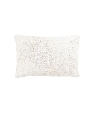 Cozy Cotton Ivory Boucle 14x20 Pillow Cover