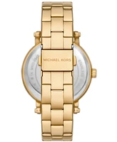 Michael Kors Women's Corey Three-Hand -Tone Stainless Steel Watch 38mm