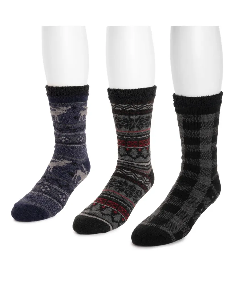 MUK LUKS Women's 3 Pair Pack Knee High Socks