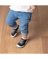 Komuello Infant Boys Breathable Washable Non-Slip Sock Shoes Runner