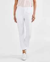 Style & Co Women's Mid-Rise Straight Leg Chino Pants, Created for Macy's