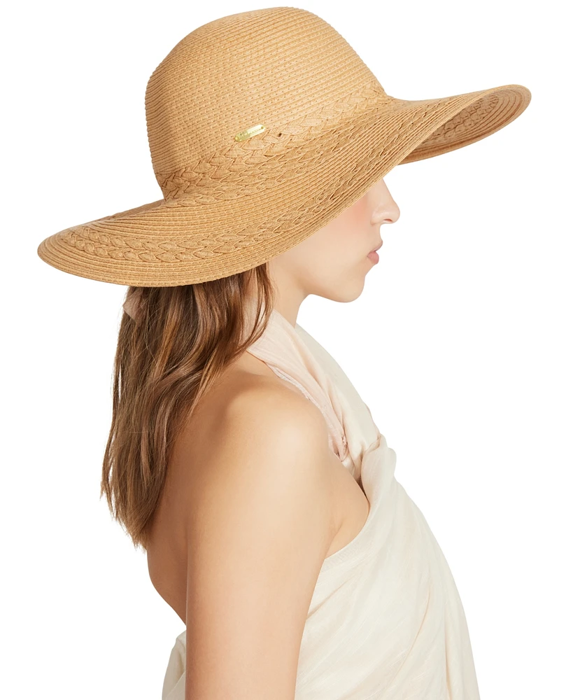 Steve Madden Women's Braided Straw Floppy Hat