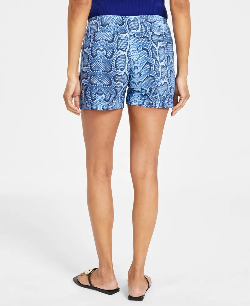 I.n.c. International Concepts Women's Printed Pull-On Shorts, Created for Macy's