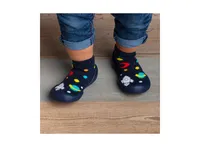 Komuello's Baby Boy First Walk Sock Shoes Galaxy