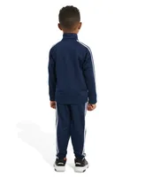 adidas Little Boys Tricot Jacket and Jogger Pants, 2-Piece Set