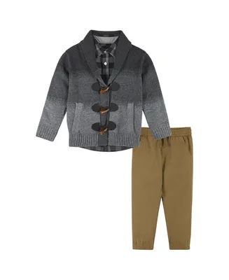 Toddler/Child Boys Toggle Cardigan Sweater Set