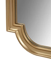 Madison Park Adelaide Gold-Tone Scalloped Wood Wall Mirror