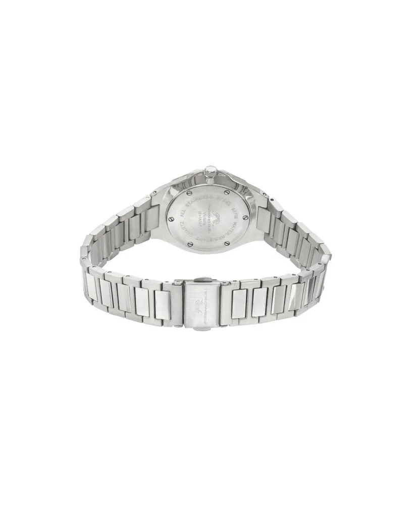 Victoria Stainless Steel Silver Tone Women's Watch 1241AVIS