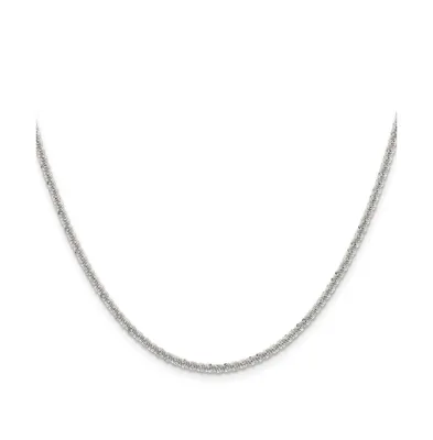 Chisel Stainless Steel Polished 2.2mm Cyclone Chain Necklace