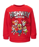 Paw Patrol Big Boys Fleece Sweatshirt and Pants Outfit Set