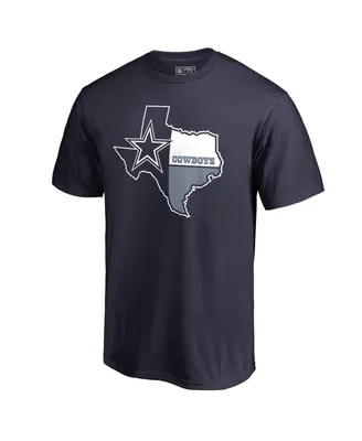 Men's Fanatics Navy Dallas Cowboys Hometown Collection T-shirt