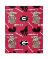 Northwest X Disney Georgia Bulldogs Yoda Hugger Pillow and Silk Touch Throw Set