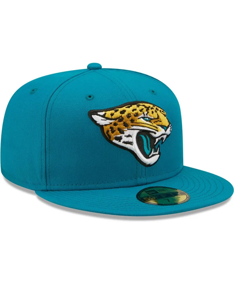 Men's New Era Teal Jacksonville Jaguars Omaha 59FIFTY Fitted Hat