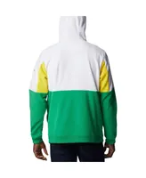 Men's Columbia Green Oregon Ducks Lodge Quarter-Zip Hoodie