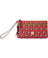 Women's Dooney & Bourke Georgia Bulldogs Signature Double-Zip Wristlet