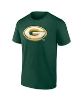 Men's Fanatics Green Bay Packers Chrome Dimension T-shirt