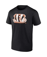 Men's Fanatics Black Cincinnati Bengals Chrome Dimension T-shirt