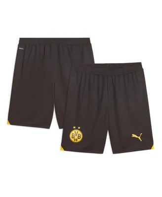 Men's Puma Black Borussia Dortmund 2023/24 Away Shorts