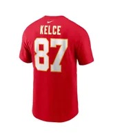 Men's Nike Travis Kelce Kansas City Chiefs Player Name and Number T-shirt