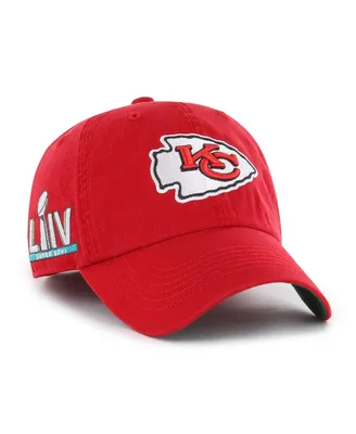 Men's '47 Brand Red Kansas City Chiefs Sure Shot Franchise Fitted Hat