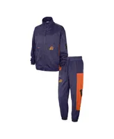 Men's Nike Black Phoenix Suns 2023/24 City Edition Courtside Starting Five Full-Zip Jacket and Pants Set