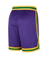 Men's Nike Purple Utah Jazz 2023/24 Classic Edition Hardwood Classics Performance Swingman Shorts