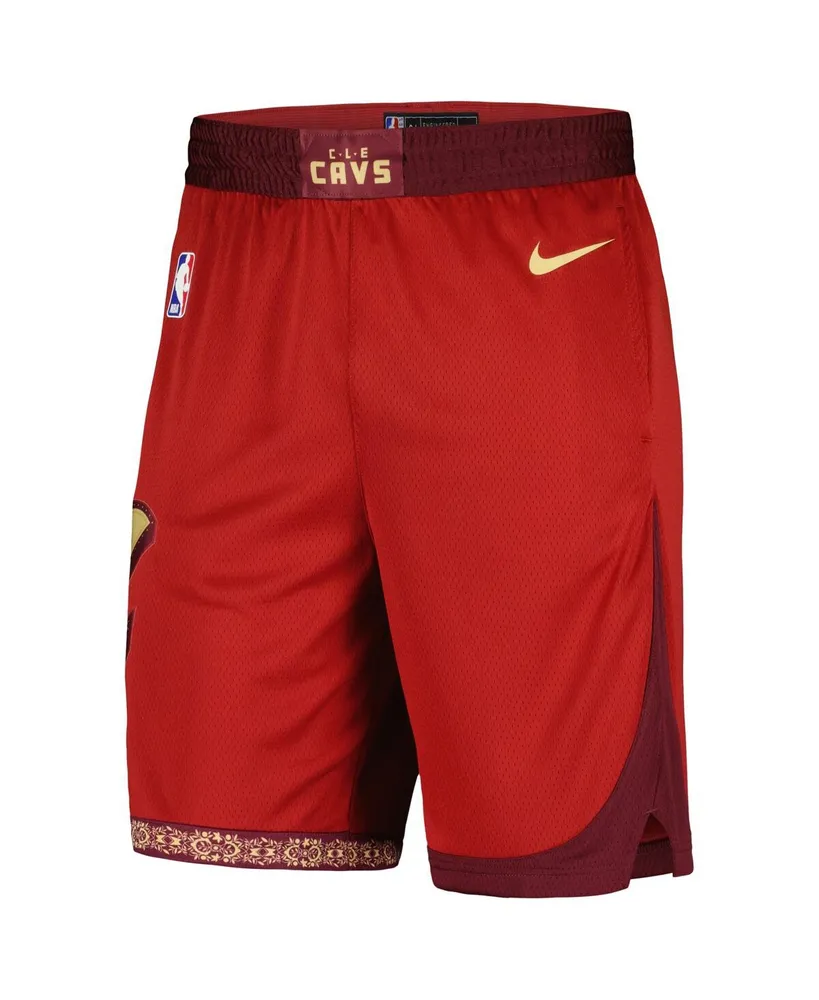 Men's Nike Wine Cleveland Cavaliers 2023/24 City Edition Swingman Shorts